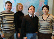 Julio Diehl Vieira (2nd from right to left), International Business Manager of CMV and Russia staff