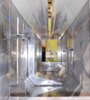 Eurotec powder coating system - interior view