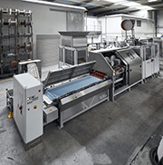 Complete coin blank finishing line Z44BFC with dryer SFT 200, manufactured at Spaleck Oberfl