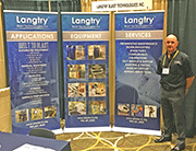 Michael Langtry at the trade show
