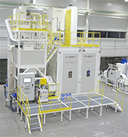 Robotic Shot Peening Cell for landing gears and other aviation components