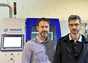 Frederic CHATEAU (right), process manager, and Cédric PILARD (left), international sales engineer from SONATS