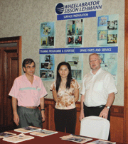 ISPC booth, International Surface Preparation Corporation