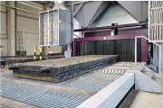 A workpiece before the blasting process