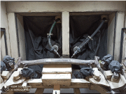 Inner view Axle Beam shot peening