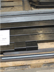 Fig. 3 and 4: Greasy steel parts before surface treatment