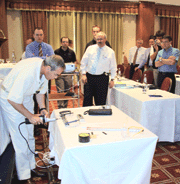 Hands on flapper peening demonstration by Official MFN Trainer Shlomo Ramati
