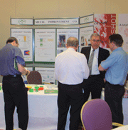 Metal Improvement booth: MIC had a presentation on laser peening during the guest speaker day