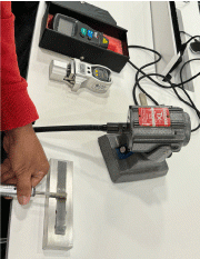 Practical Flap Peening according training AMS 2590 and AMS 2592