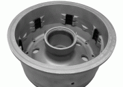 Aircraft wheel after wet-blasting