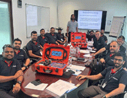 MFN Trainer Rishabh Shah (center), with other course participants