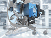 Deep rolling of an aircraft wheel hub