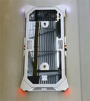 Dürr's EcoProFleet AGVs are constantly on the move and transport car bodies flexibly as required