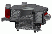 Compared to its predecessor model the re-designed hot air rotary dryer RT 600 WPK reduces energy consumption from 45 to 22 kW