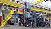 Vibratory Feeder with actuated gates for feeding loaders