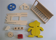 Dry finishing has a long tradition in the surface refinement of wooden components like toys