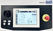 The intuitive visualization system of the EcoAUC2 simplifies process monitoring and operation