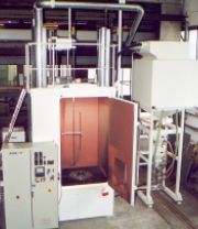 automated peening machine for engine shafts