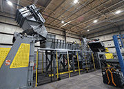 Hydraulic Loader and Indexing Weigh Feeder for BCT M-45D Drum Blast System