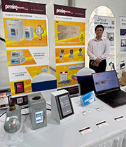 Peening Accessories booth introducing magneticValves, microwaveValves and Almen gages