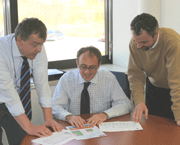 From left to right: Gerard Mariotti, France and Benelux Sales Manager, Pierre Escolier, Sales and Marketing Director and Boris Plantin, Operational Marketing Manager
