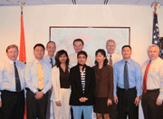The FAA team in Singapore
Mr David Smith -extreme right;
Mr Adrian Fox - third from right