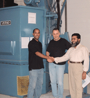 From left to right: Deven Downey, Latchezar Anguelov, Tanweer Naqvi
