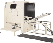 Heavy-duty Empire cabinet with a work enclosure exceeding 4 cubic meters provides an environmentally friendly and economically attractive approach for air-blasting parts with maximum dimensions of up to 1.8 meters.