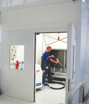A complete solution: dry ice cleaning with noise control