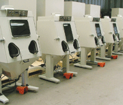 Production line up of NormFinish Cabinets in different variants