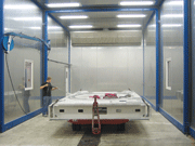 Telescopic cleaning cabin, length 12,5 m