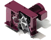 Figure 1:High-performance turbine featuring a sturdy housing made of manganese steel. State-of-the-art design reduces assembly times.