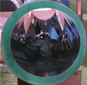 Fig. 3b: Mirror - like inner surface of a cylinder tube